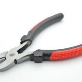 斜嘴钳 斜口钳 111 斜咀钳 水口钳 黑红柄 大昌五金