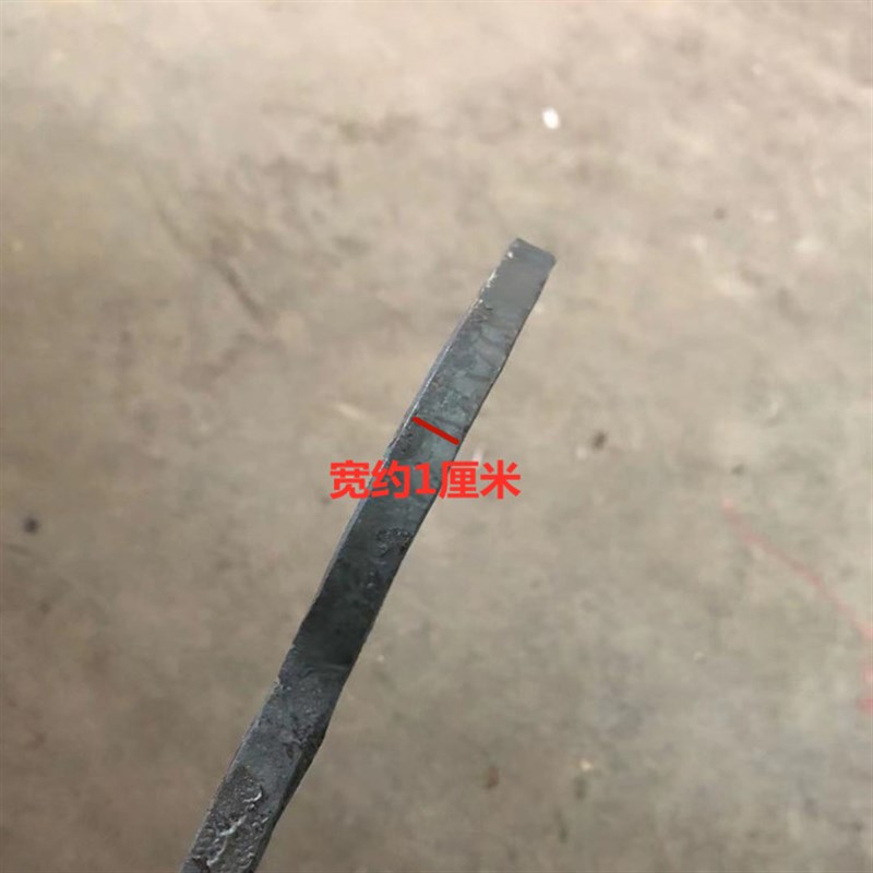 锻打圆口铁钳五金工具铁夹子火钳 夹铝棒铁管玻璃杯夹持可