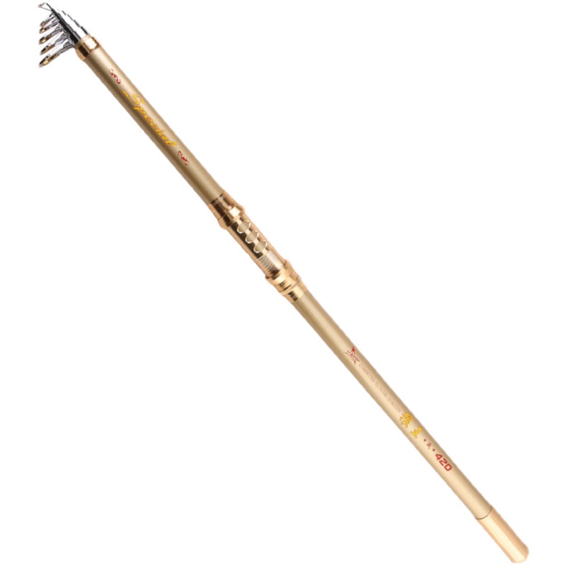 狼王投海杆装碳素超硬海竿远投竿抛竿海钓竿锚杆金属渔轮