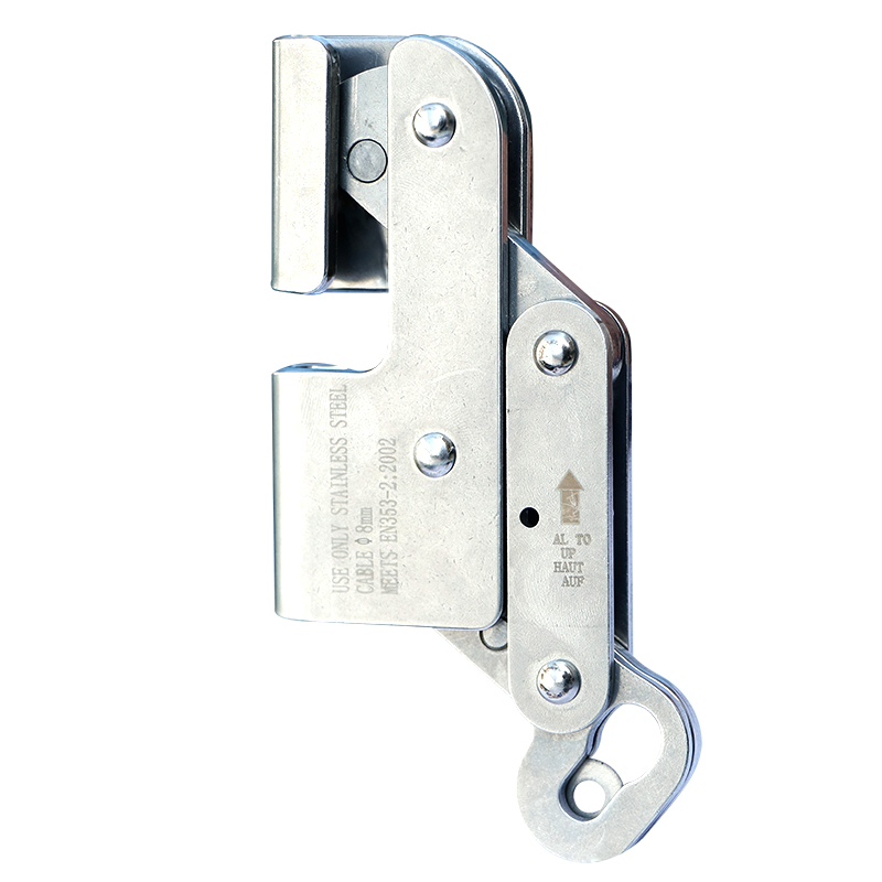 安索安全绳防坠器钢丝绳自锁器防坠落抓绳器高空作业安全锁国标