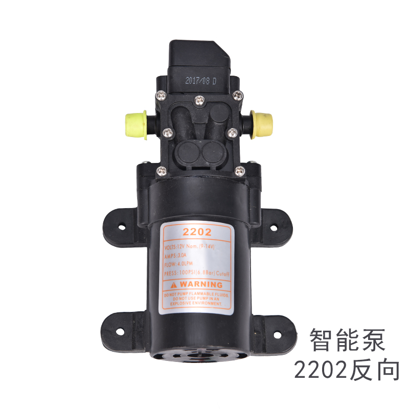 V伏农用电动喷雾器水泵隔膜微型高压自吸洗车水钻打药机泵配件