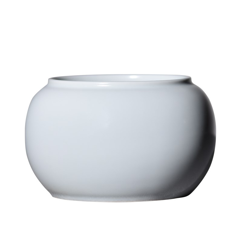 陶瓷笔洗毛笔画笔洗笔缸多功能水碟简约聚财水盂茶洗学生书画用品