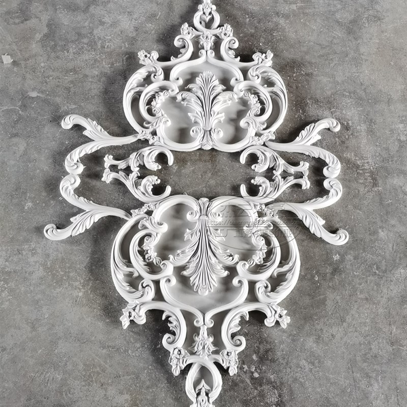 石膏线欧式吊灯盘石膏法式角花壁花雕花天花镂空灯座拼花组合装饰