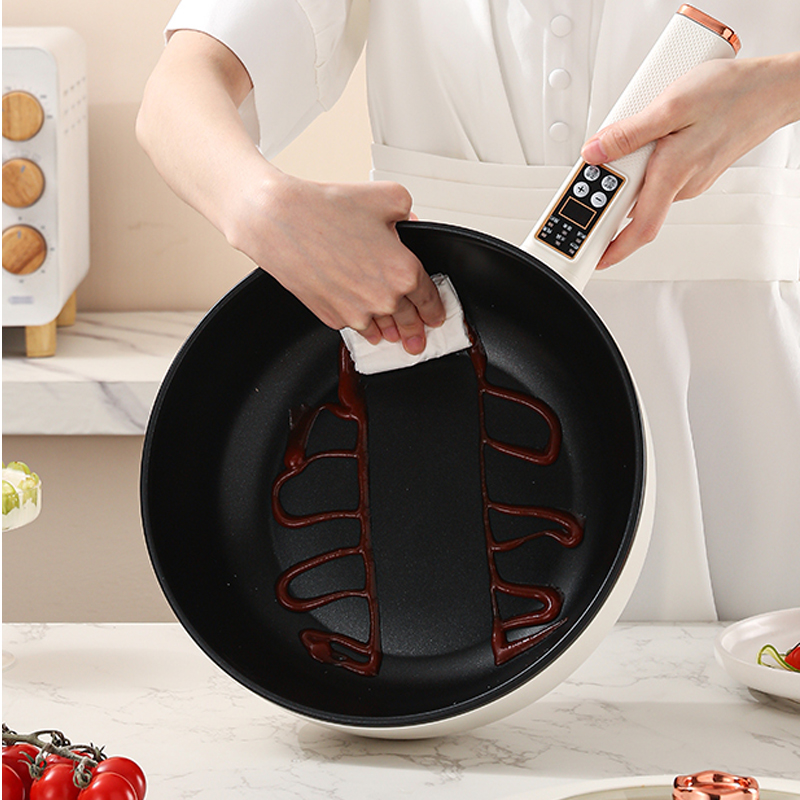 5L德国电炒菜炒锅一体式电锅多功能家用宿舍爆炒小型蒸煮煎炒电锅