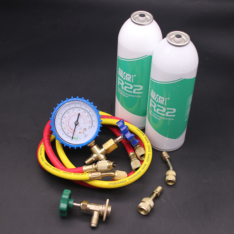 家用空调R22制冷剂加氟工具装定频空调r10变频雪种冷媒表
