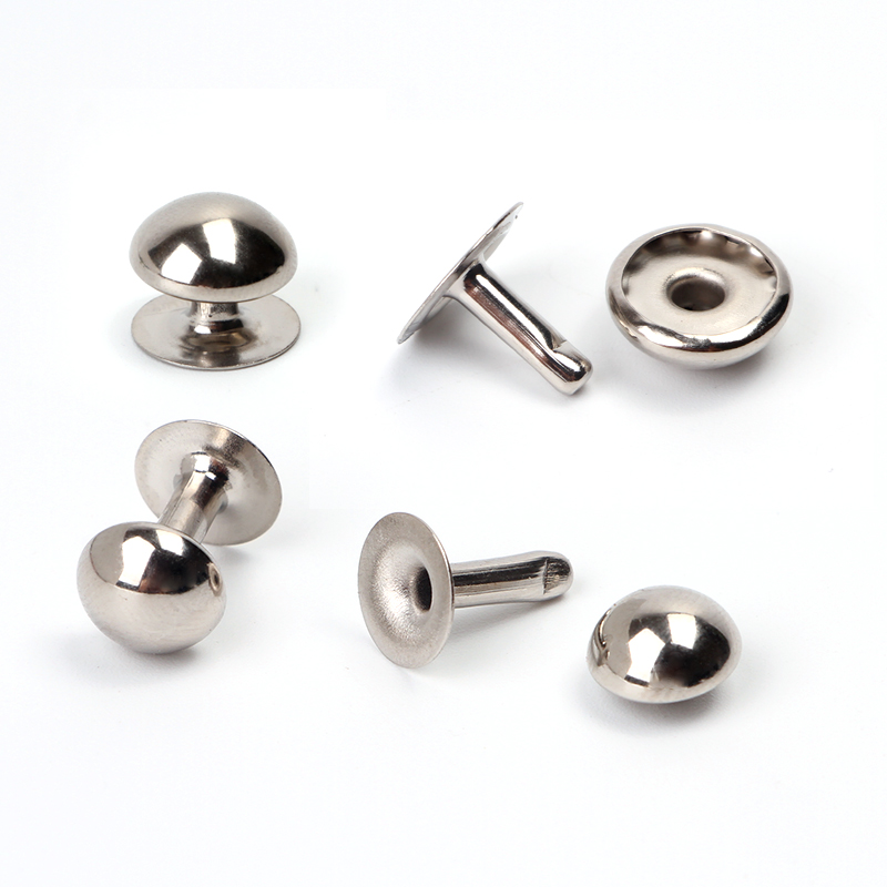 /1/15mm蘑菇钉子母铆钉面铆钉帽钉子母撞钉菜谱账本钉板夹钉