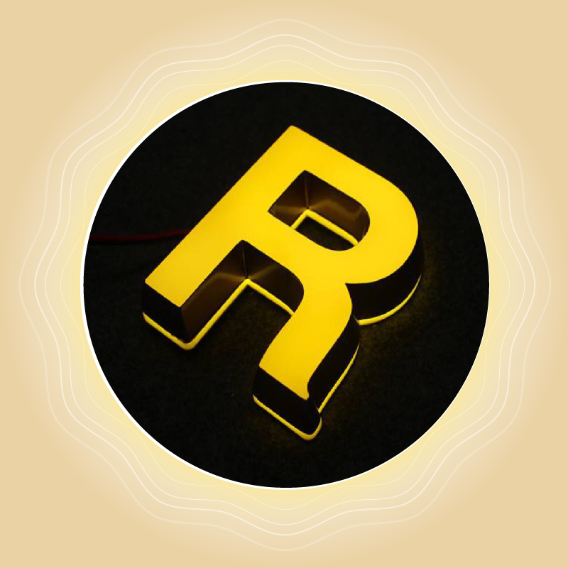 高端定制迷你发光字门头招牌牌匾店面商场广告牌形象墙