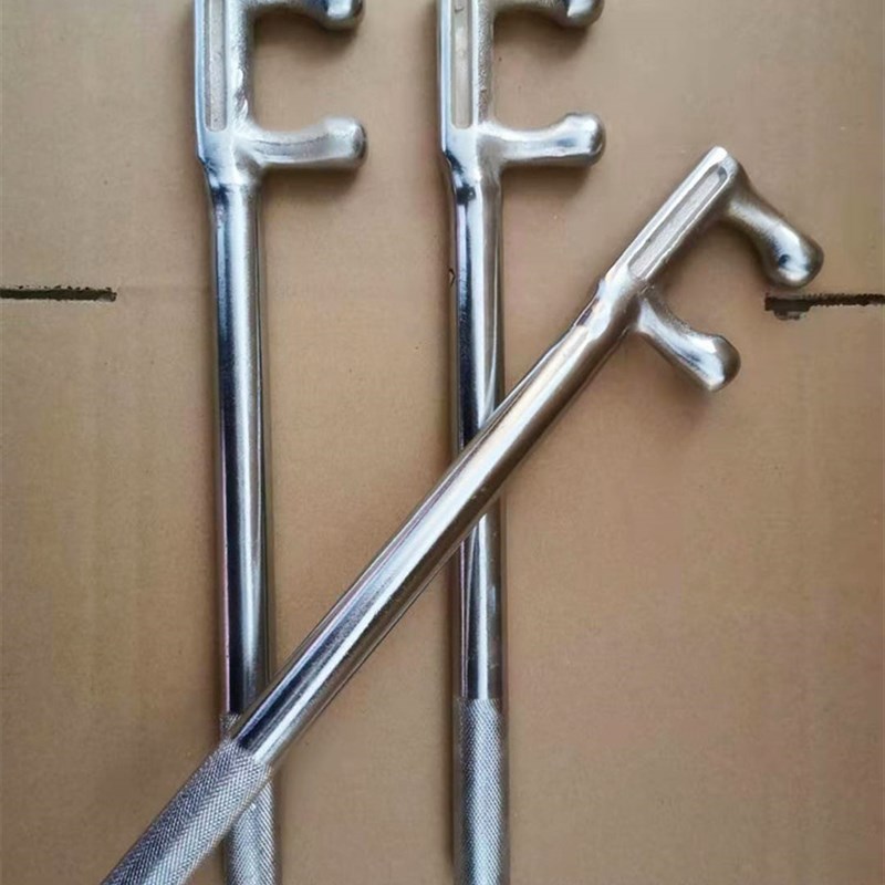 防滑电镀F型扳手2DF两爪门钩F型门扳手200mm-00mm