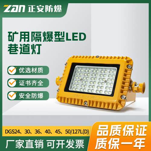 正安矿用隔爆型LED巷道灯DGS50/127L(D) 50瓦24 30 36 40 45 瓦
