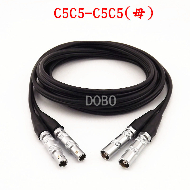 超声波探伤仪探头线C5C5公-C5C5母座双晶线测厚延长数量线FFA.00