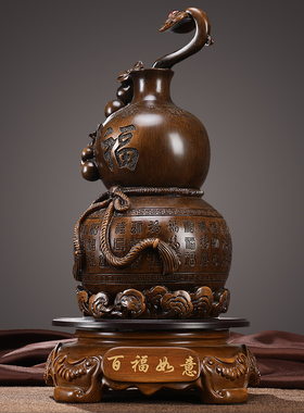 百福如意葫芦摆件大福字壁柜酒柜客厅号门口装饰品摆设进玄关如意