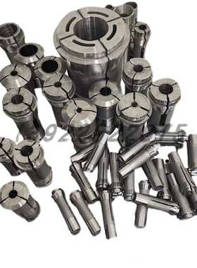 高精CNC前推式嗦牙野42嘴型无宫筒夹前式轴头173E数控推夹头