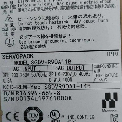 安川SGDV-R90A11B(诶诶商行)