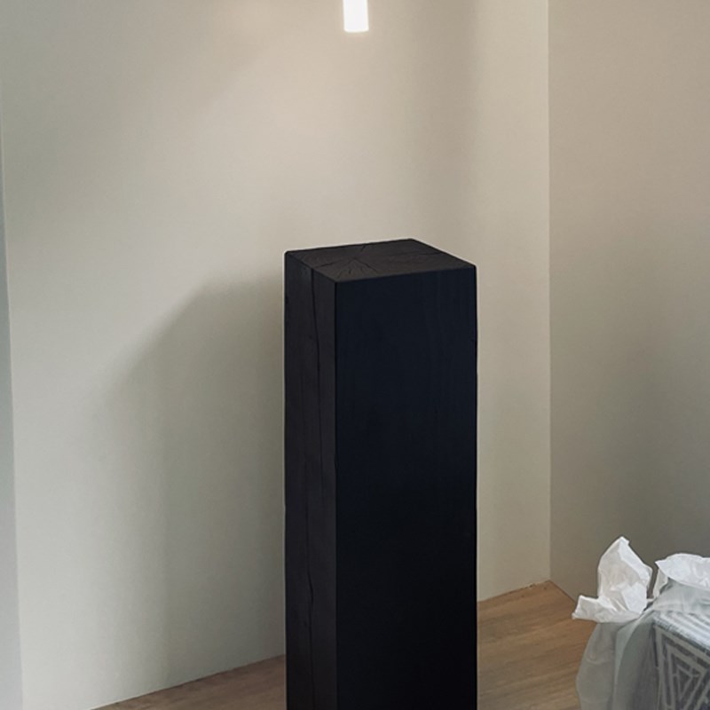 方形碳化木墩矮凳原木摆件组合茶几实木墩子花架树桩个性圆形柱子