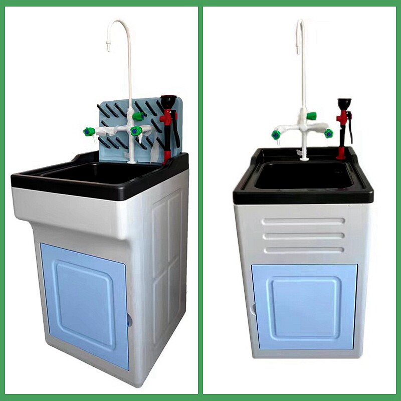 全钢PP实验室水槽台工业操作台柜抗可污实验台与风格耐腐蚀