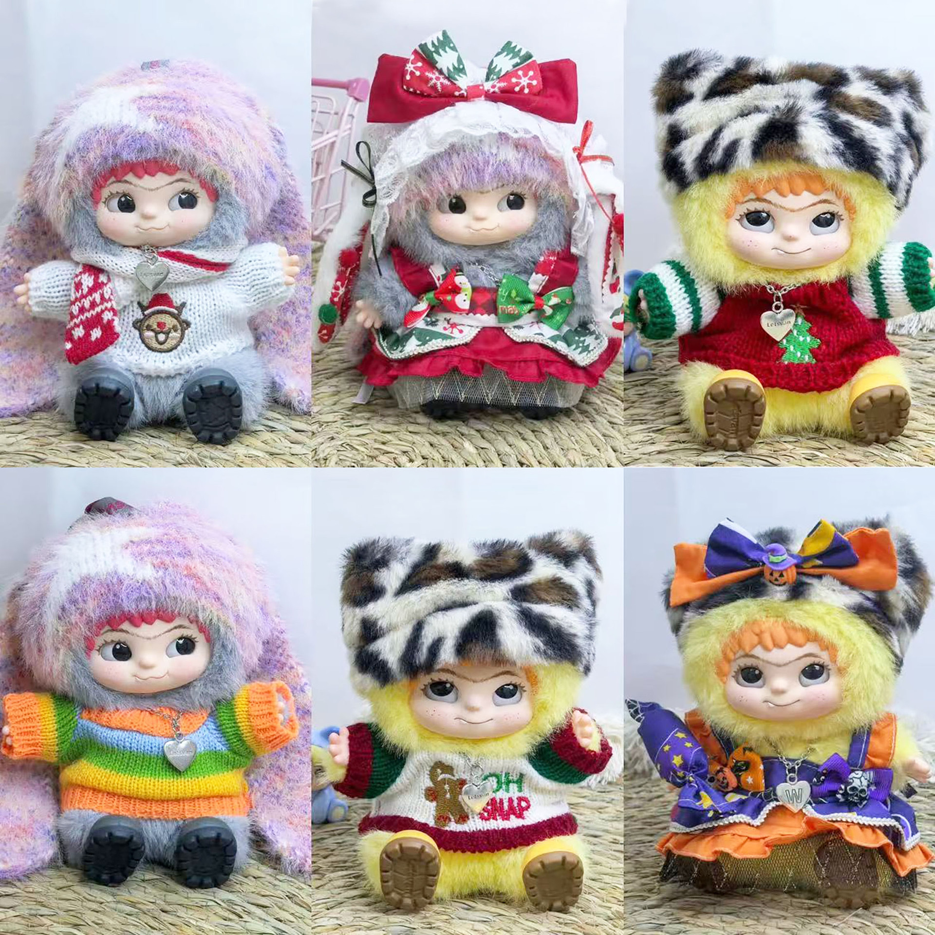 虞书欣同款盲盒WAKUKU娃衣20CM哇库库衣服李小璐甜馨同款玩偶着替