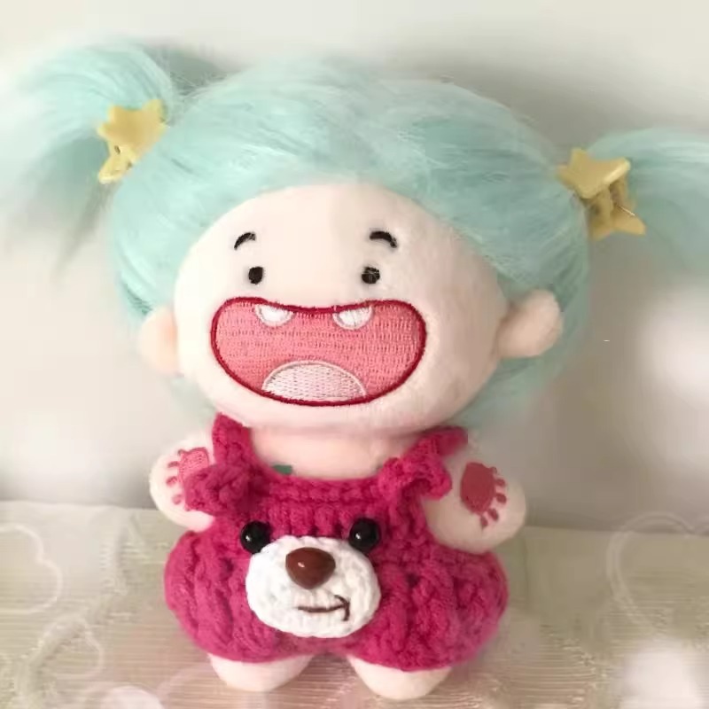 10cm娃衣海星体棉花娃娃衣服10cm娃衣可爱搞笑玩偶针织娃衣10厘米