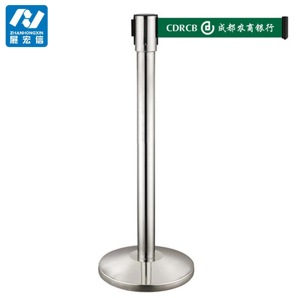 迎新晚会钢深圳厂伸缩式3米管带直不锈栏家杆座配YEG320平底可移