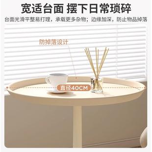 H527H53铁小沙桌子客厅家用发边几阳台小圆桌迷你茶几床头桌置物