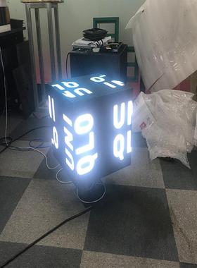 PWWR工厂直售室led显内示屏3/4面创屏6面屏高清全彩酒吧立柱意正