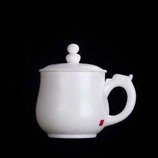 功夫泡茶杯办公室茶水分离杯带盖过滤办公杯带把