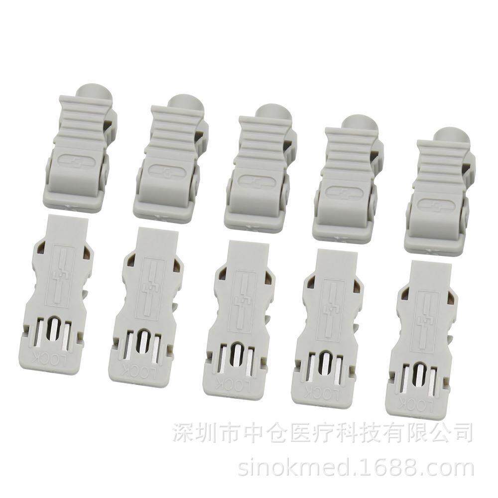 心电图机电极片夹子 心电图机导联线 3.0直插针转换头配件