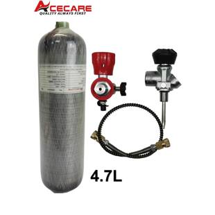 4.7L高压碳纤维气瓶全套气瓶高压气罐30Mpa大瓶转小瓶转气配件