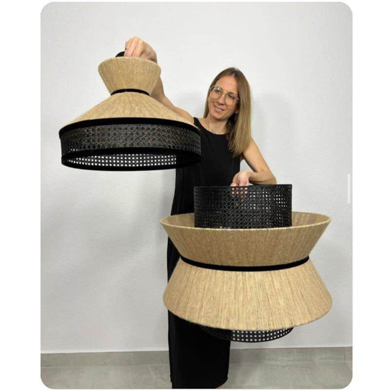 设计师网红创意时尚麻线现代吊灯客厅餐厅民宿服装店卧室吊灯