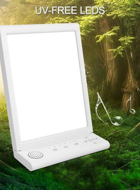 白噪音光疗灯SAD理疗灯调光调色自然光疗灯happy light音乐光疗灯