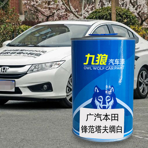 九狼汽车漆本成品田改色车烤飞塔夫绸白星光银度海洋蓝锋瑞丽红范