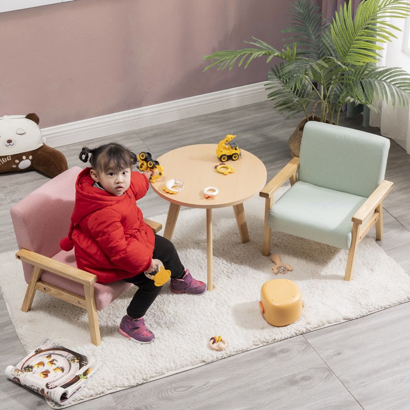 实木沙发迷你儿童幼儿园读书角阅读宝宝椅子小沙发椅儿童沙发座椅