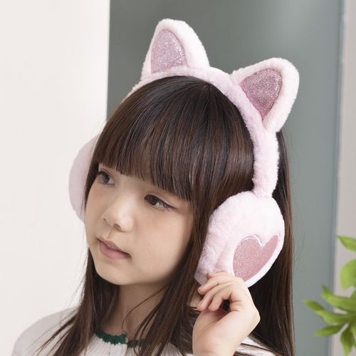 冬季保暖耳罩女童毛绒耳套卡通可爱耳帽耳包儿童防冻耳捂子耳暖