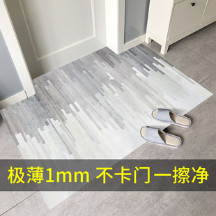 入门pu地毯 超薄地垫不卡门1mm皮革入户门垫pvc可擦洗进门门口薄款