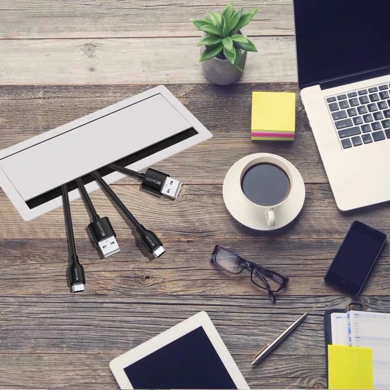 桌面穿线孔盖办公桌线孔盖洞装饰盖穿线盒遮孔盖过线盒会议桌线盒