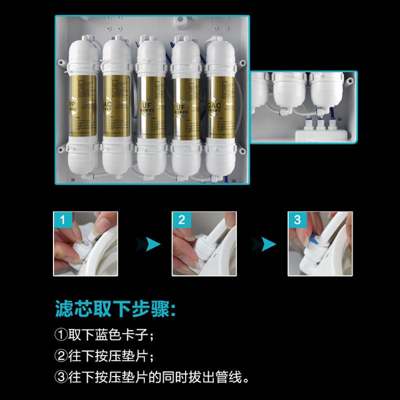 安吉尔净水器滤芯韩式快接J07 1100-ROB8/J08/2377/02pp棉