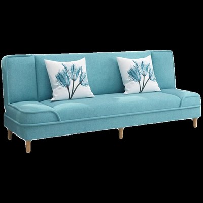 可折叠沙发床两用小户型多功能简易出租房布艺客厅单人人公寓