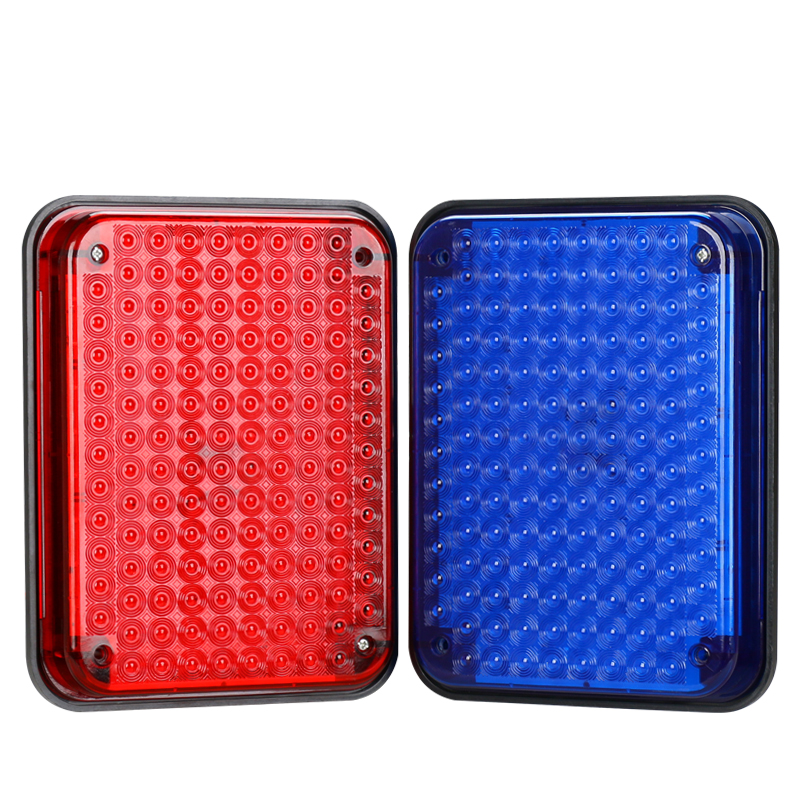 岗亭爆闪警示灯 保安亭夜间频闪高亮LED信号灯交替闪烁V2V
