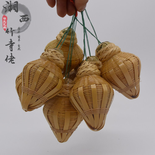 精致竹编装蚱蜢蚂蚱蝈蝈蛐蛐蟋蟀昆虫有盖笼鸟笼配件笼子虫具特惠