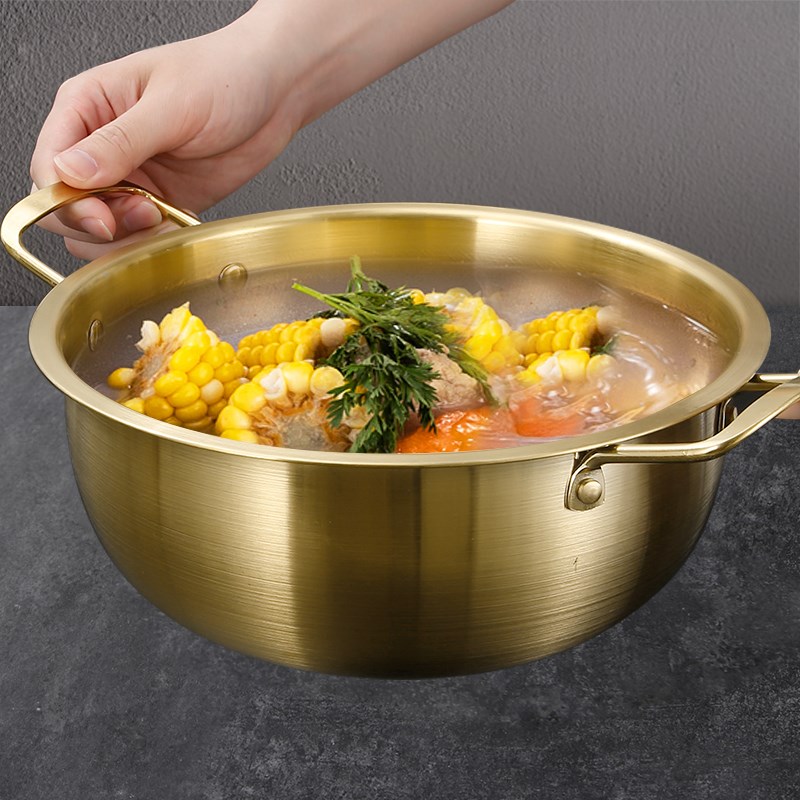 家用汤锅学生宿舍煮泡面锅宝宝辅食锅奶锅干锅蒸煮面锅炖煲小火锅
