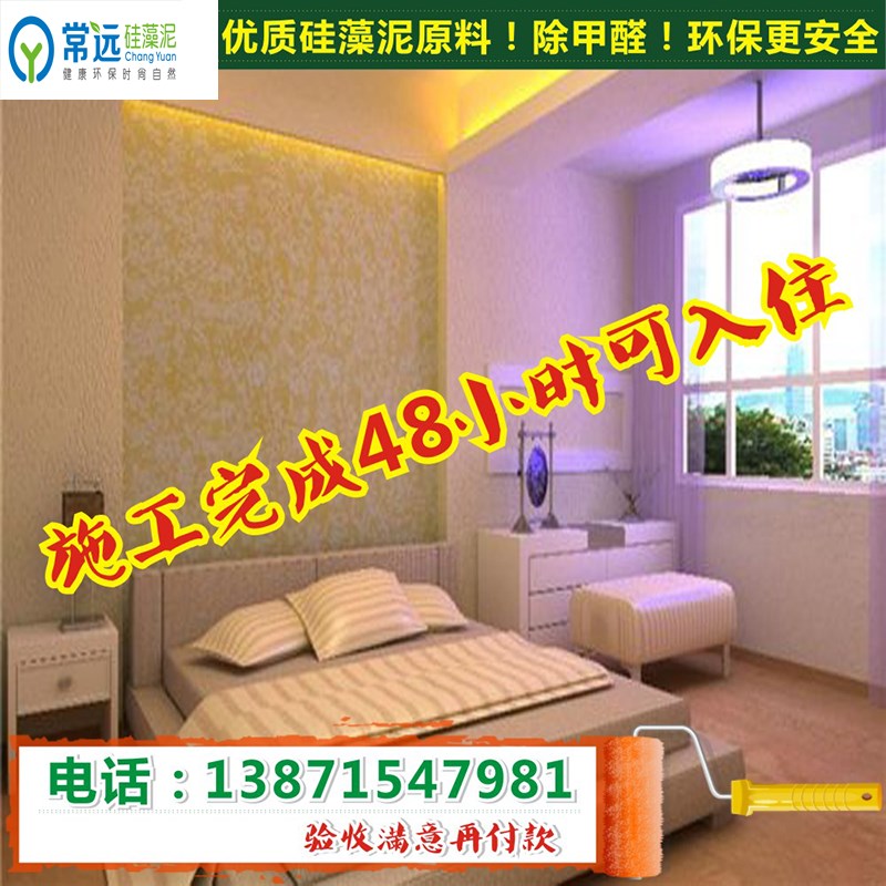 硅藻泥 武汉硅藻泥涂料卧室 客厅电视背景墙 包工包料施工