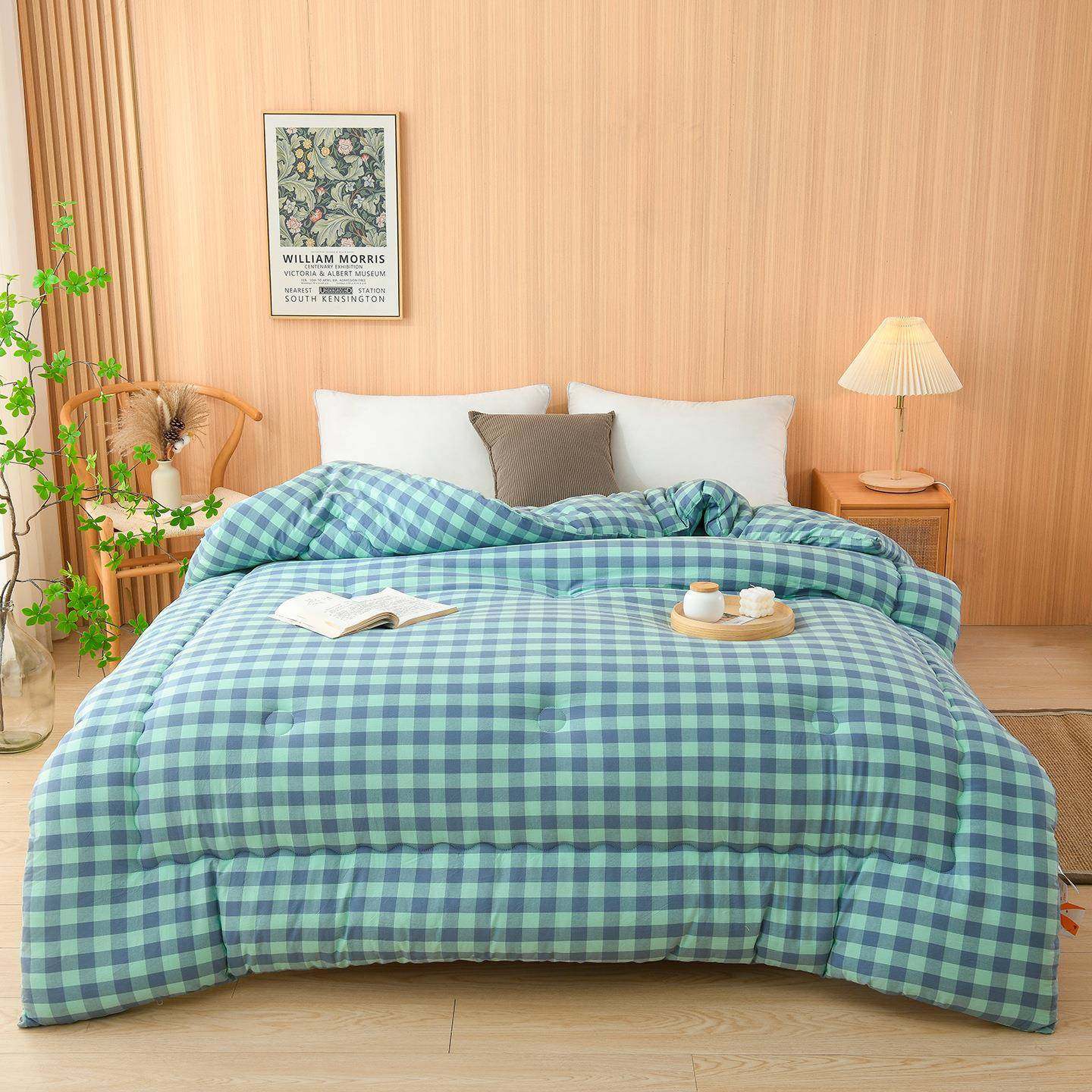 冬被被芯被子爆款新款2025新款无印水洗棉格子大豆冬被 被子被芯,电子元器件市场,其它元器件,淘宝优惠券,粉丝福利购,淘宝优惠卷