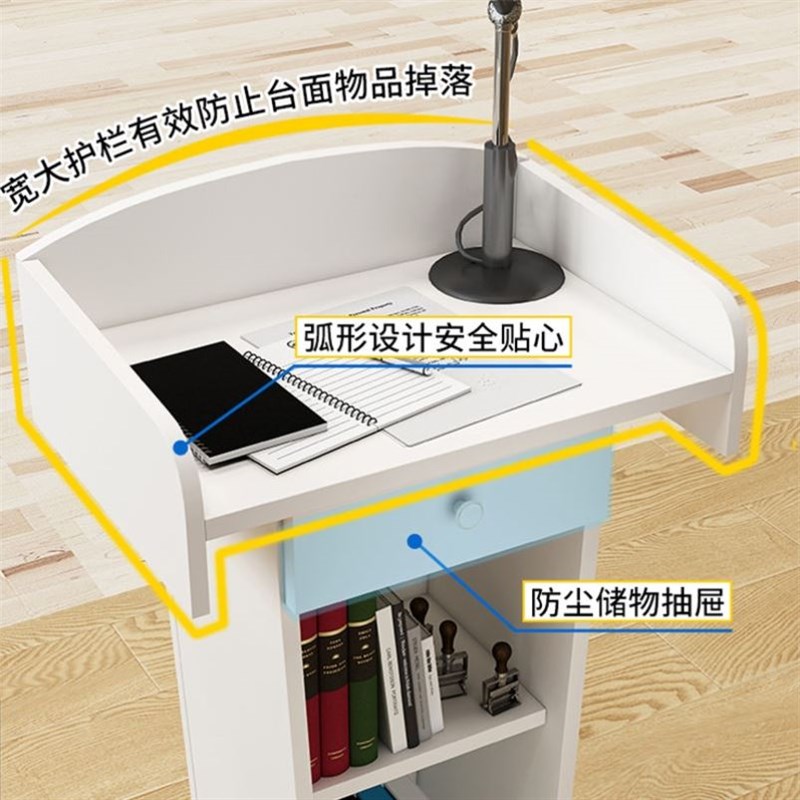 讲台演讲台发言台简约现代讲台桌主持接待台咨客台会议小型迎宾台