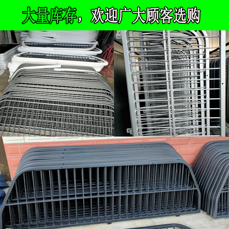 江西五十铃瑞迈款黑色圆管龙门架后挡风玻璃防护网防撞网改装