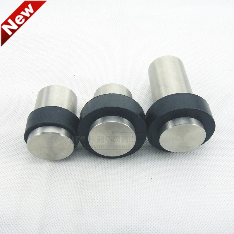 304实芯不锈钢门挡门顶门阻大门加长防碰橡胶门顶玻璃防撞器 门挡