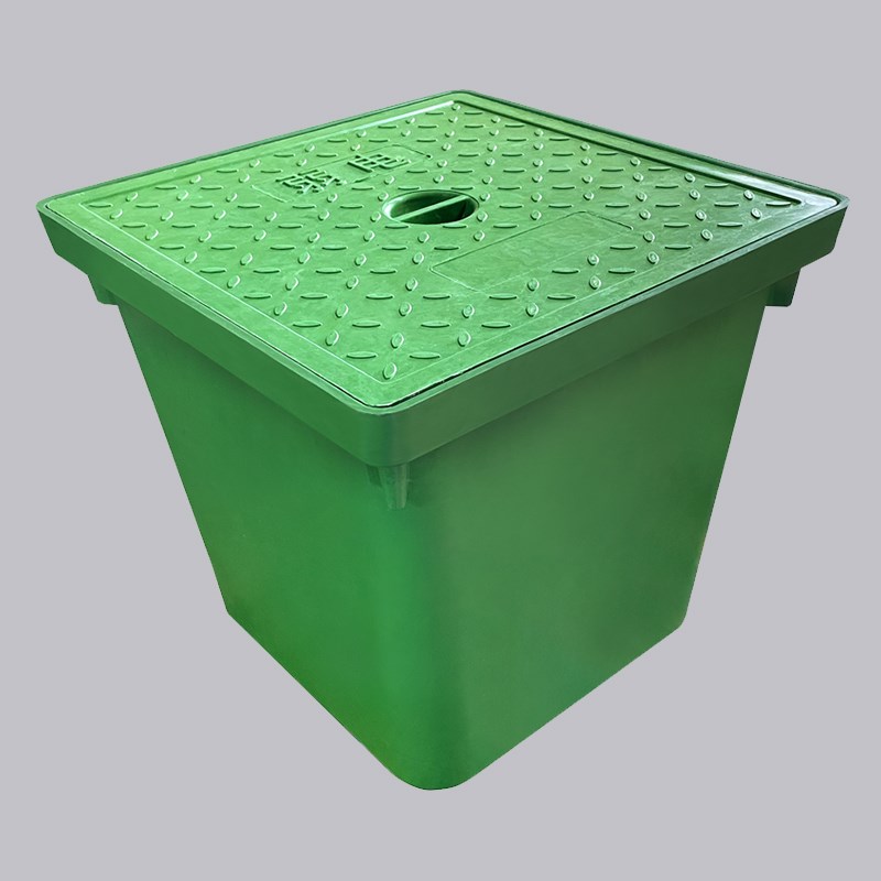 手孔井一体式复合树脂成品井盖方形穿线电力路灯井弱电井阴井盖板