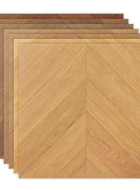 法式鱼骨木纹砖600600人字拼仿木纹瓷砖客厅卧室防滑木纹地板砖