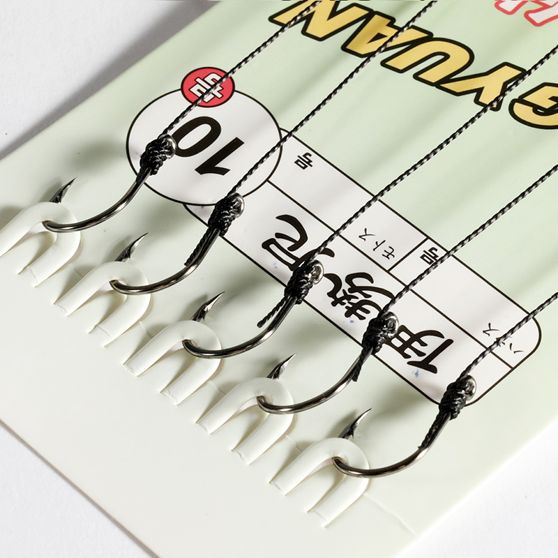 串钩鱼钩线组钓组鲫鱼防缠绕抛竿海杆大力马黄辣丁昂刺海钓钩装