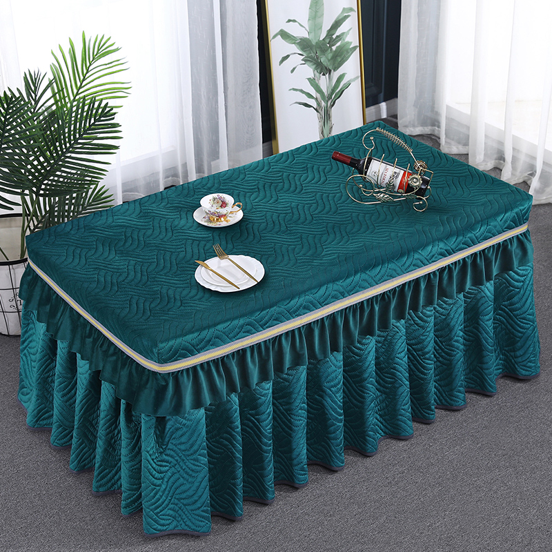 冬天烤火桌子罩加厚长方形电炉罩加绒家用电炉罩取暖器桌罩子