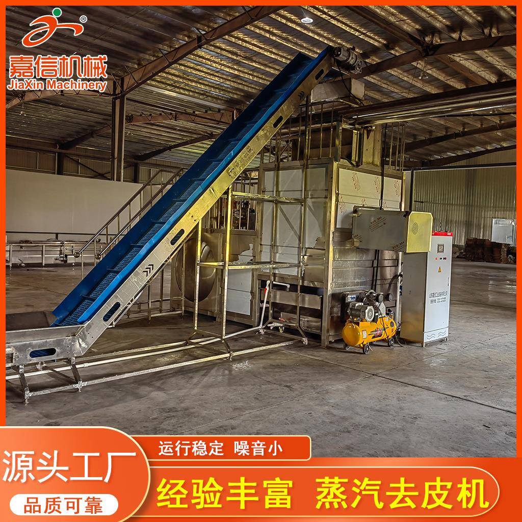 多功能果蔬蒸汽去皮机 西红柿脱皮机 黄桃罐头加工纯物理爆皮机