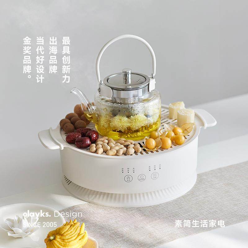 olayks立时围炉煮茶器电陶炉火炉家用器具全套电茶炉全玻璃养生壶